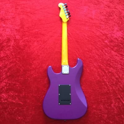 Martyn Scott Instruments Custom Built Partscaster Guitar in Matt Purple image 3
