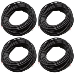 Seismic Audio RW75FOURPACK Raw Wire Speaker Cable - 75' (4-Pack)