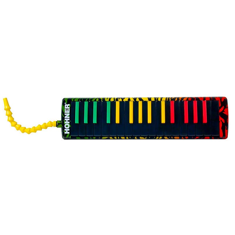 Hohner Airboard 32 32-Key Melodica with Gig Bag - Rasta image 1