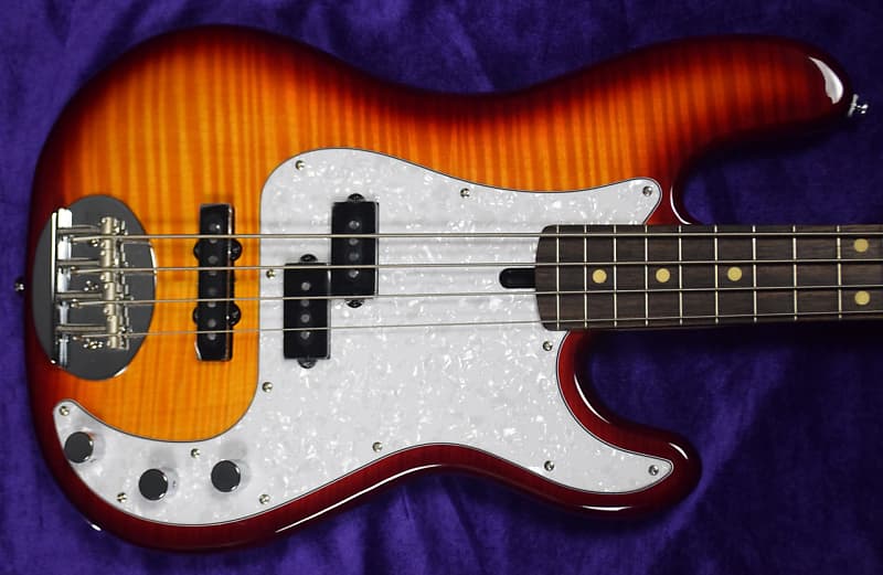 Lakland Skyline 44-64 Custom, Honey Burst with Rosewood image 1