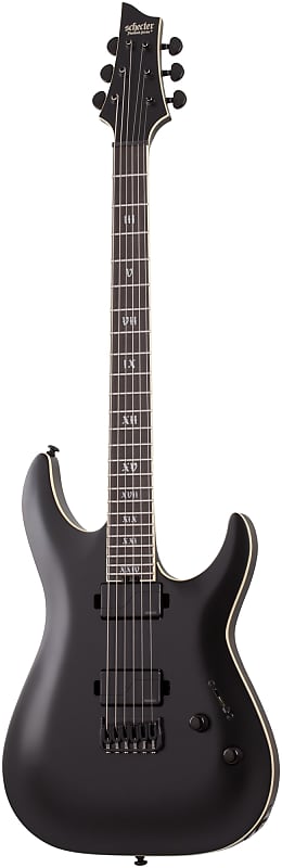 SCHECTER E-Gitarre, SLS Elite C-1 Evil Twin, Satin Black image 1