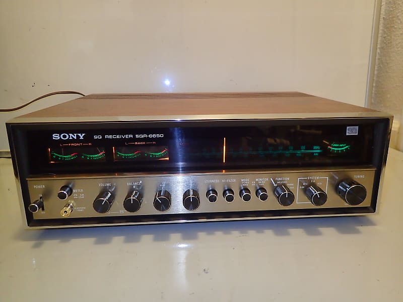 SQR-6650 SONY FM/AM 4ch SQレシーバー 整備済み動作品 SONY SQR-6650