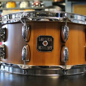 Gretsch 6.5x14 Gold Series Cherry Stave Snare | Reverb Gretsch 6.5x14 Gold Series Cherry Stave Snare | Reverb