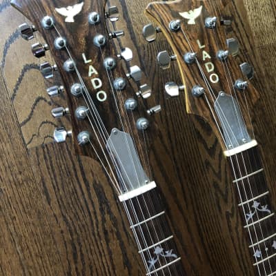 RARE! Lado Double Neck Zebra 1970’s w/ HSC image 6