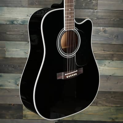 Takamine EF341SC Legacy Series Acoustic-Electric Guitar Black image 7