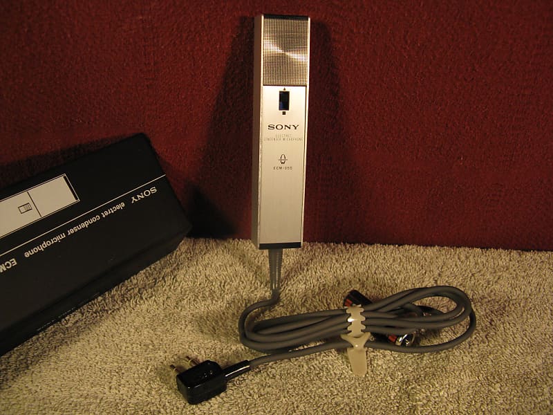 Vintage NOS 1970's Sony ECM95S Electret Condenser Recorder Reverb