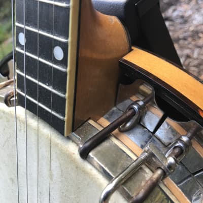 Vega Whyte Laydie Style R Tenor Banjo Resonator with Original Hard Shell Case 1927 image 6