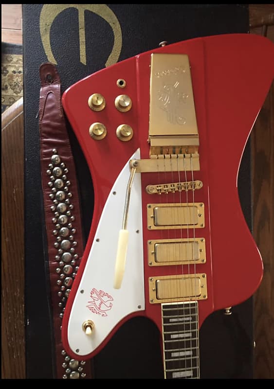 Epiphone 63 Firebird VII Reissue 2000s Cherry red, gold