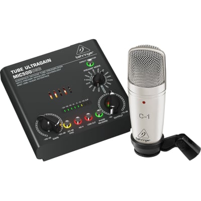 Behringer MINIMIX MIX800 Compact Karaoke Machine with Voice Canceller and  Samson Microphone, Cables, Deluxe Bundle