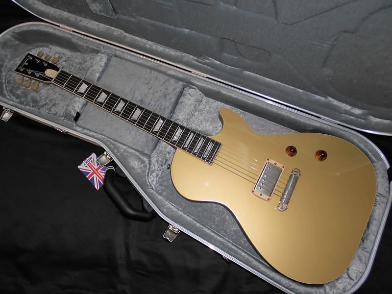 Cream T Pickups  Guitars Aurora Custom BFGT1PS LIMITED EDITION Aztek Gold TopーBackplate Signed By Bil image 1