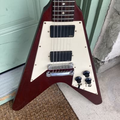 Gibson Flying V 2007 EMG electric guitar satin, natural - Faded Cherry image 4