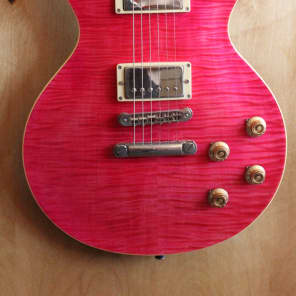 Burny LSD-55N 2000s Transparent Pink | Reverb