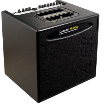 AER Battery Powered Acoustic Amp AER COMPACT-MOBILE 60W / 2 Chan w/ 1x8 Speaker, Special Order, Mint image 5