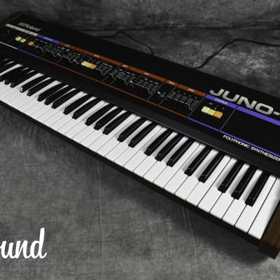 Roland JUNO-6 Polyphonic Synthesizer W/ Hard Case in Very Good Condition image 3