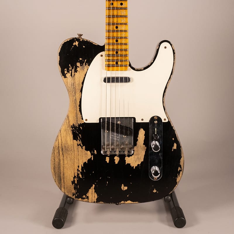 Fender FENDER TELE 50 H.RELIC BLK NAM LTD 2021 - black heavy
