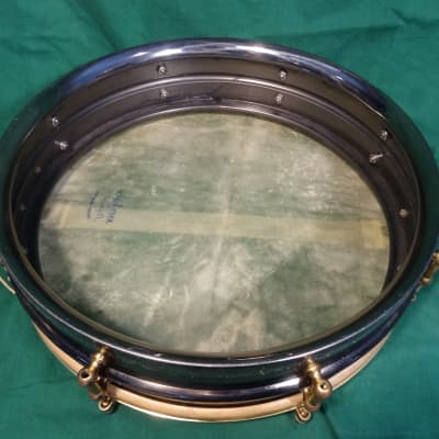 Ludwig Inspiration Snare Drum c.1918-26 Black Nickel/Gold image 22
