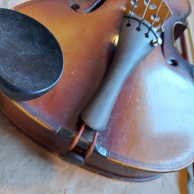 Karl Beck Stradivarius size 4/4 violin, Germany, Vintage, Lacquered Wood image 8