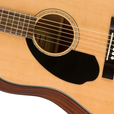Fender CD-60S Left Hand Acoustic Guitar Walnut FB, Natural image 3