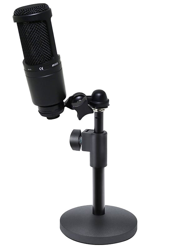 Audio Technica AT2020 Studio Recording Microphone Condenser Mic+
