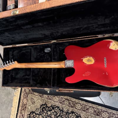Fender Telecaster - Candy Apple Red - Roasted Maple Neck - Modified Heavy Relic Cowboy Guitar image 2