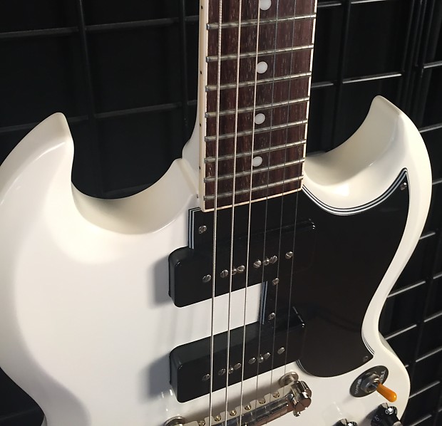 2011 Epiphone 50th Anniversary SG Special 1961 Reissue Electric Guitar  Alpine White