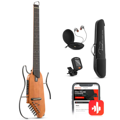 Donner HUSH-I Guitar For Travel - Portable Headless Acoustic-Electric Guitar for sale
