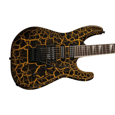 Jackson X Soloist SL3X DX Electric Guitar, Yellow Crackle image 5