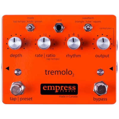 Empress Tremolo 2 Pedal with Tap Tempo & Presets for sale