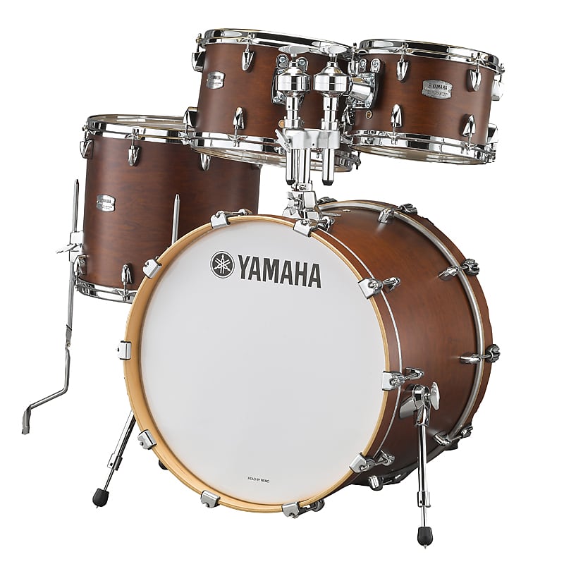 Yamaha TMP2F4CHS Tour Custom Chocolate satin drum set / 22" 10" 12" 16" <Tom holder included> image 1