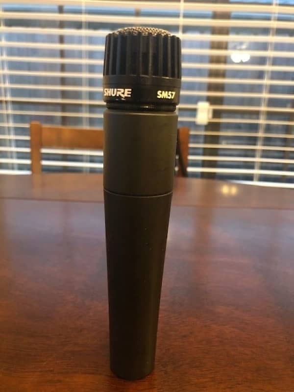 Shure SM57 Cardioid Dynamic Microphone 1984 Present Black Reverb