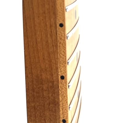 Geaux Guitar Tele Style Roasted Maple Neck w/ Rounded Fret Edges 2024 - Satin image 13