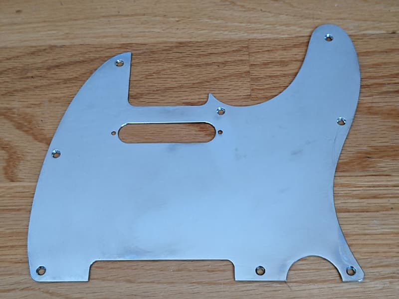 Fender ChromePlated Brass Telecaster Pickguard Reverb