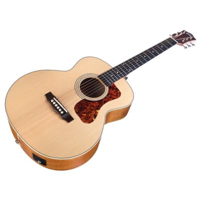 Guild Jumbo Junior Flamed Maple Westerly Electro Acoustic Guitar, Natural image 5