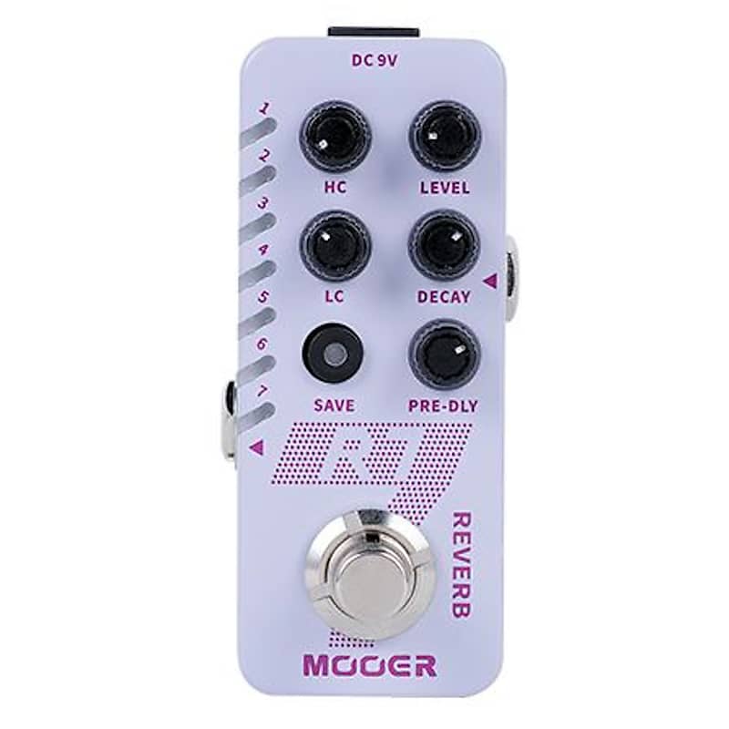Mooer R7 Reverb Compact Effect Pedal with 7 Types of Reverb image 1