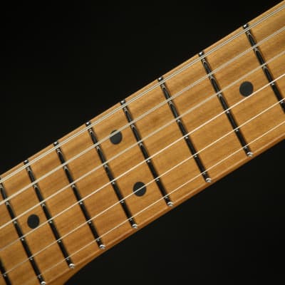 Suhr Eddie's Guitars Exclusive Custom Classic T Roasted - Orange  Sparkle image 10