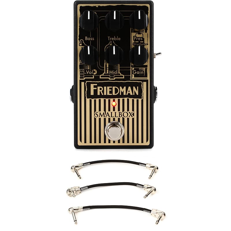 Friedman Small Box Distortion Pedal with 3 Patch Cables | Reverb