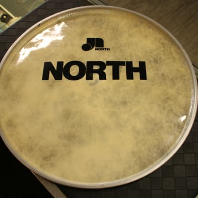 Original Vintage North Drums 22" Bass / Kick Drum Head image 2