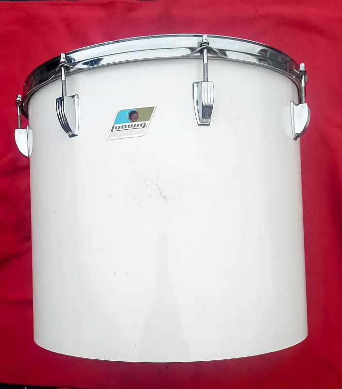 Ludwig 16 Concert Tom 70s - White Cortex 