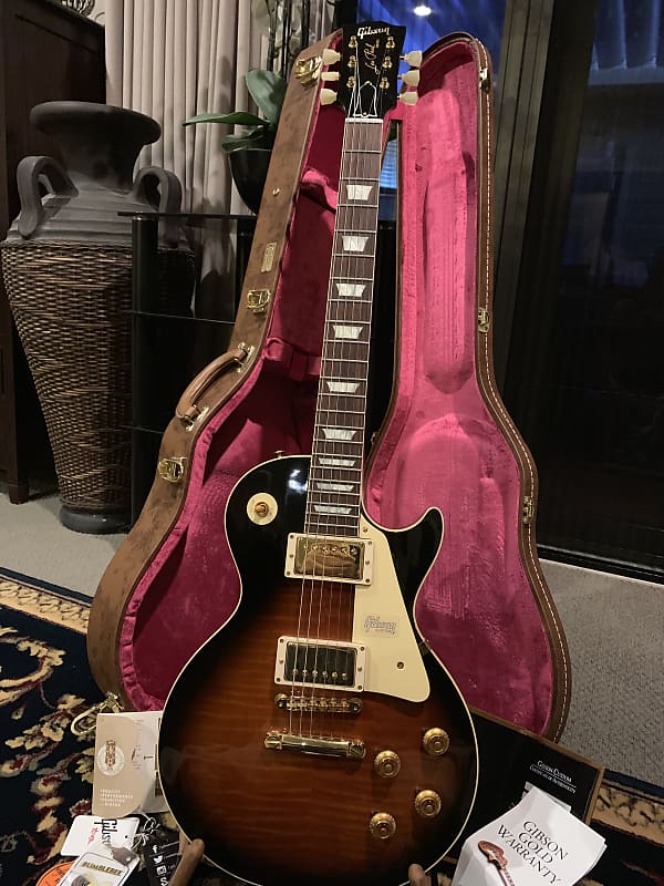 Gibson Les Paul  Custom Shop 59 Historic Specs 2018 Amber Sunset image 1