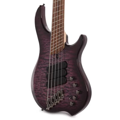 Dingwall Combustion 5-String Swamp Ash/Quilted Maple Ultra Violet Burst w/Pau Ferro (Serial #13746) image 2