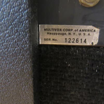 Multivox Vintage Combo Bass / Harp / Harmonica / Guitar Tube Amp - Celestion - 1970's image 6