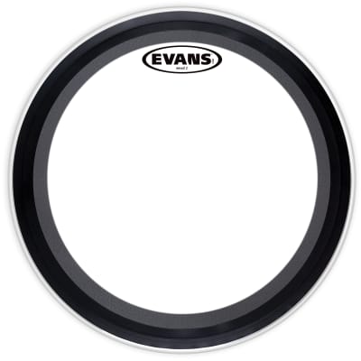 Evans 22" Clear EMAD2 Batter Bass Drumhead image 2