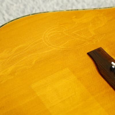 Vintage 1970's made Japan vintage Acoustic Guitar Westone W-40 Jacaranda body Made in Japan image 5