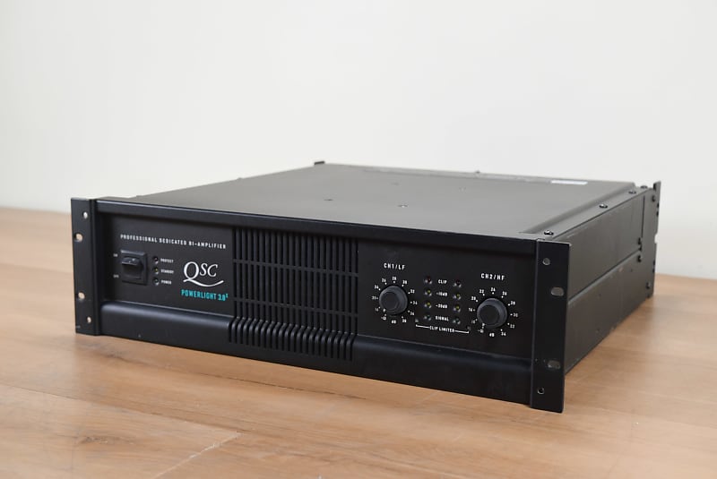 QSC PowerLight 3.8X 2-channel Power Amplifier (church owned) | Reverb