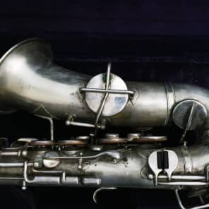 1924 Buescher True Tone Low Pitch Alto Saxophone Original Case & Mouthpiece image 18