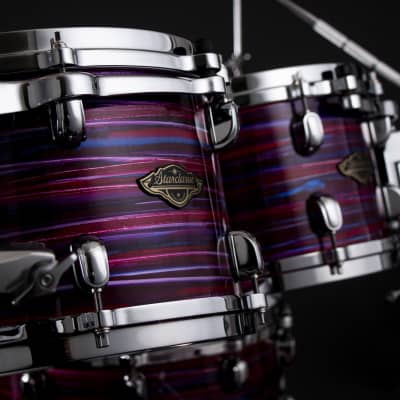 Tama WBST8A-LPO Starclassic Walnut/Birch Lacquer Rack Tom 8&quot; x 7&quot; - Lacquer Phantasm Oyster/Chrome HW image 3