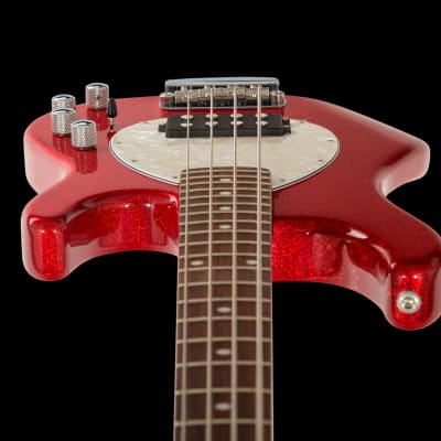 Music Man USA Sterling 4 RS - PDN Cardinal Red Sparkle Limited Edition RW image 15