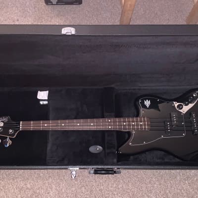 Baritone Guitar Case Fits Fender Jaguar Short Scale Bass Univox Hi-Flyer EGC-200 BAR  Black image 5