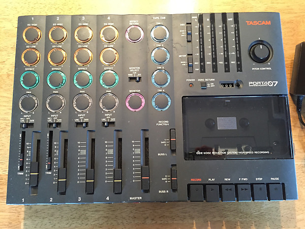 Tascam Porta 07 Ministudio 4-Track Cassette Recorder