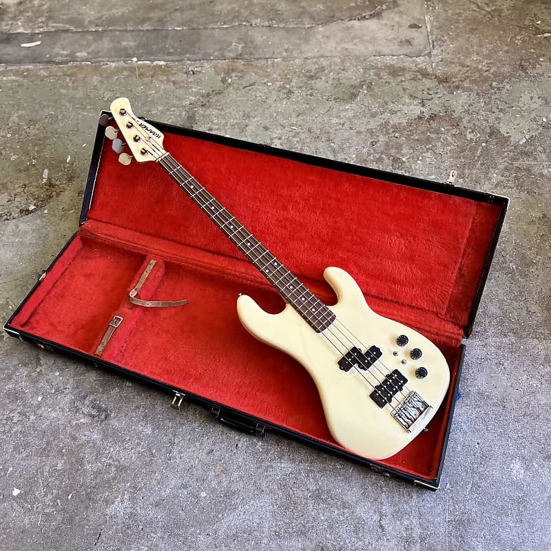 Kramer JK-7000 Bass Guitar 1980’s - Cream original vintage AK